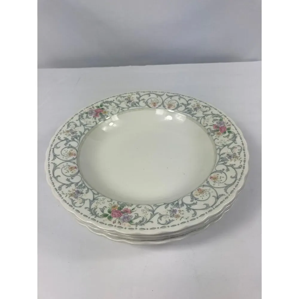Mikasa Maxima CAJ18 Brocade 10.75” Dinner Plates Set of 3